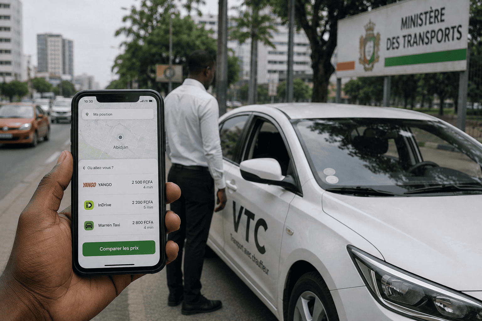 Côte d’Ivoire : l’État veut ouvrir et mieux encadrer le marché des VTC